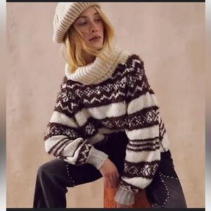 Free people Check me out pullover sweater